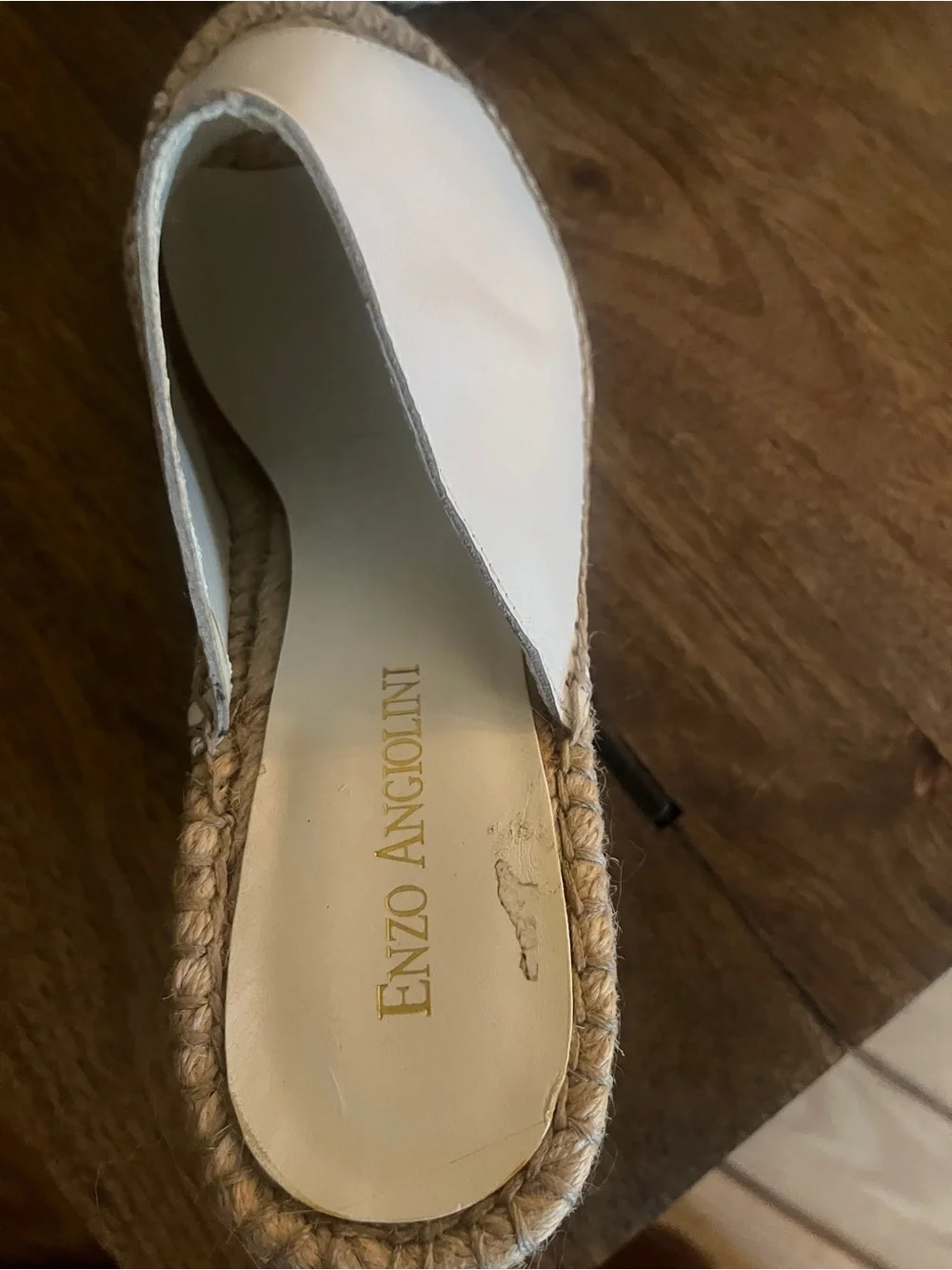 Espadrille Wedge Sandals - White